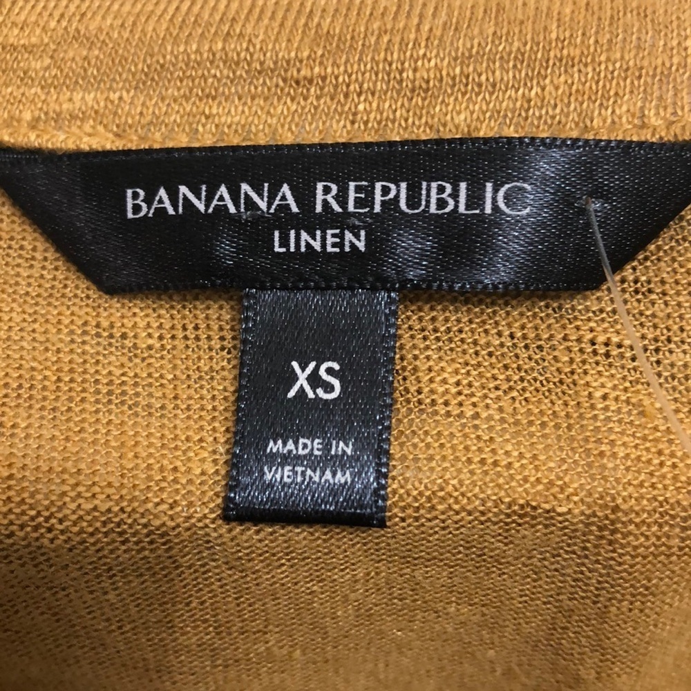 Banana Republic Women’s Linen Short Sleeve Polo | NWOT - Picture 7 of 8